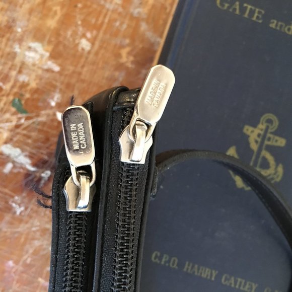 Vintage Roots Leather Mini Crossbody Bag, Black - Picture 7 of 8